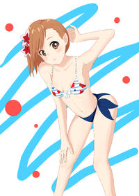 Misaka Mikoto swimsuit